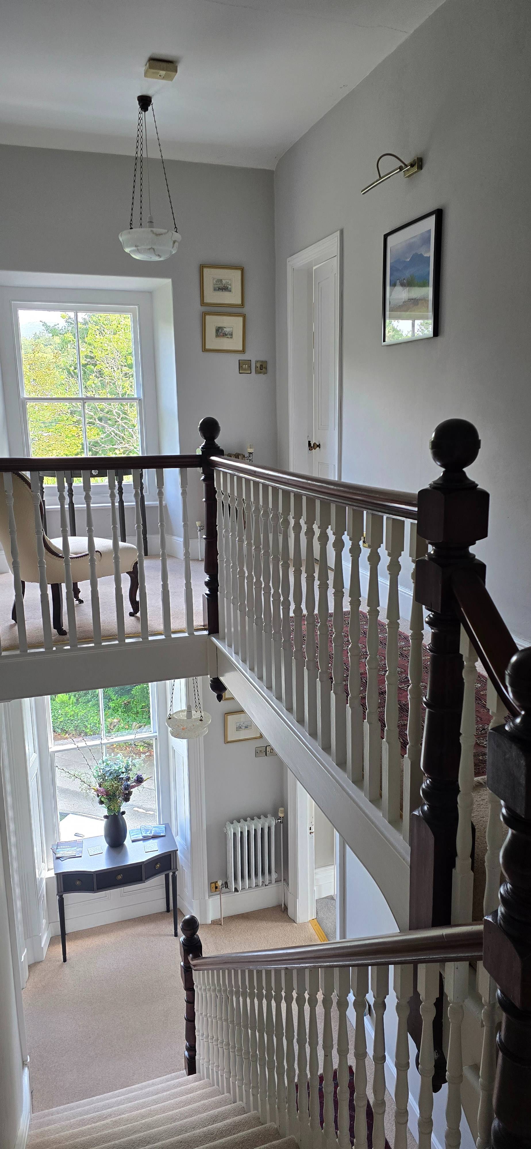 Hallway and staircase